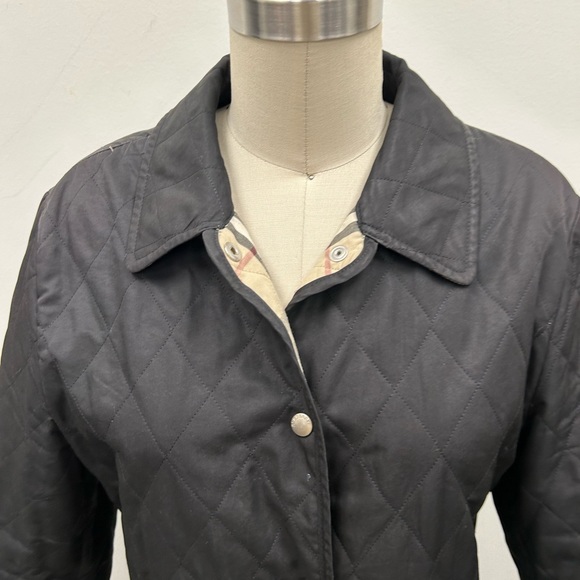 BURBERRY London Ladies Black Diamond Jacket sz US S. - Picture 4 of 7